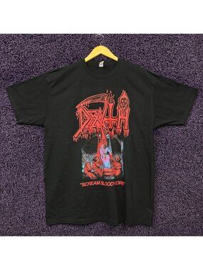 Death Scream Bloody Gore Album Death Metal Band T-Shirt XL